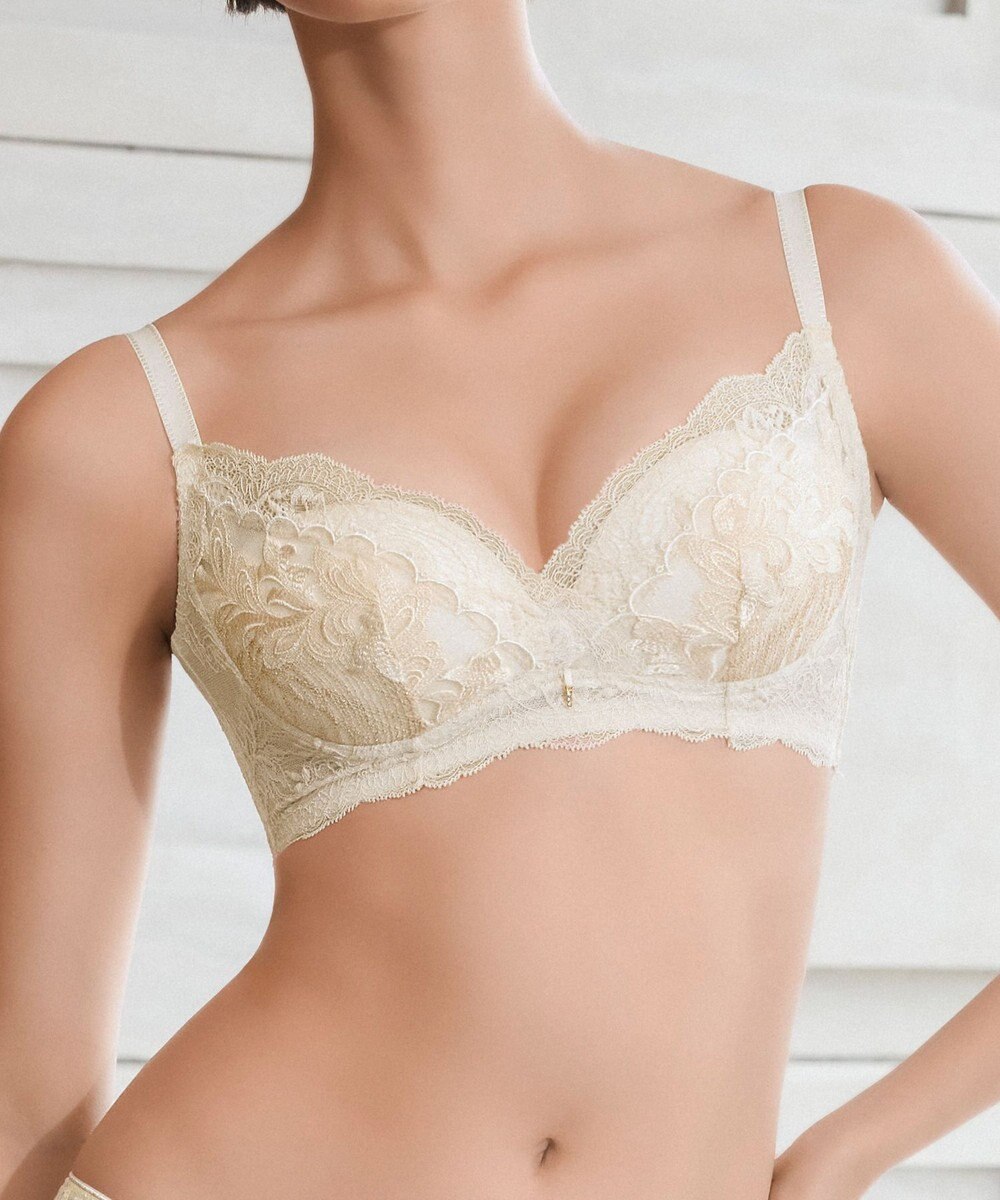 BRADELIS New York 【BRADELIS New York】ノンワイヤーブラ25A2 補正下着 ブラジャー 脇高設計 谷間メイク 