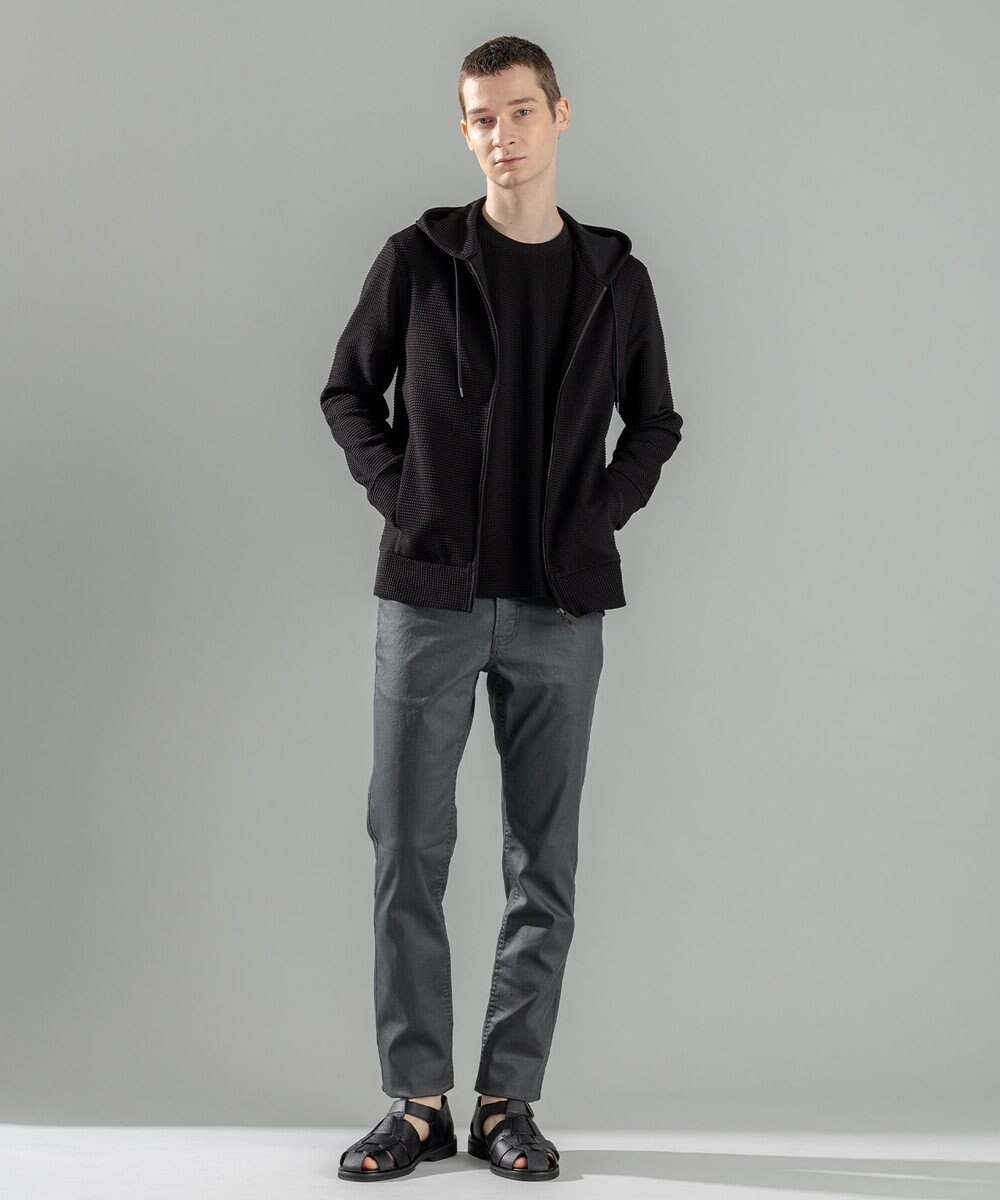 JOSEPH HOMME 新色追加【オリジナル素材/シワになりにくい】ライトタックジャージー ジップアップパーカー 