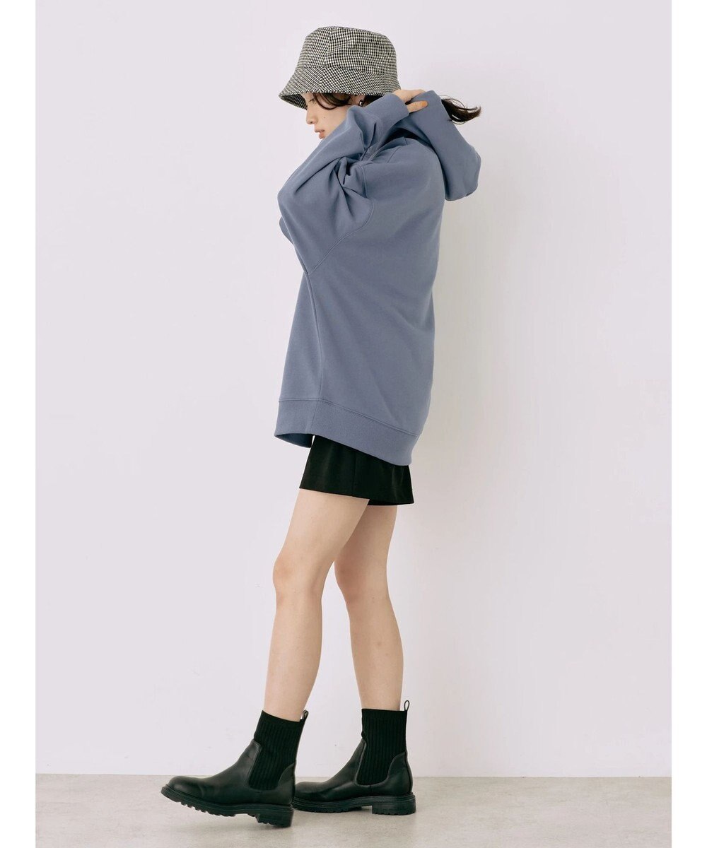 earth music&ecology スウェットルーズパーカー 