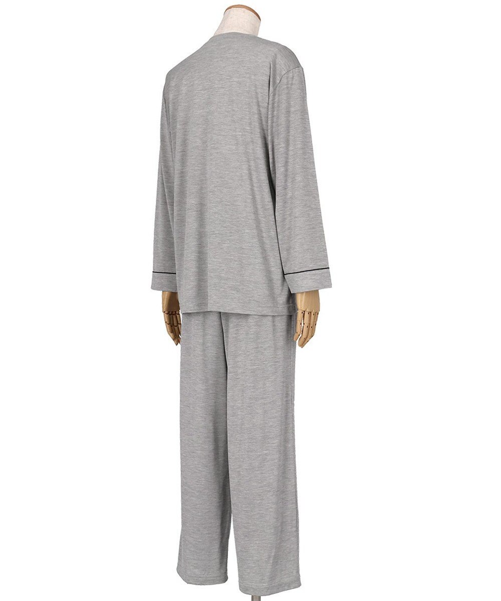 ワコール／睡眠科学 メンズ パジャマ 長袖 長ズボン シルク100%(本体) YGX548 睡眠科学／ワコール 