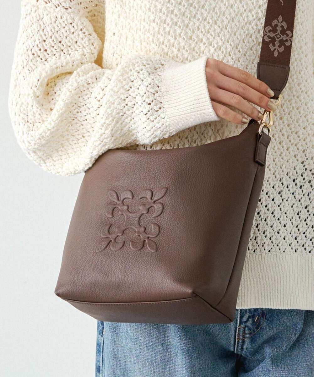 russet 《WEB限定》スタンダードミニショルダーバッグ <エンボスモノグラム>(CE-1718-WEB) 