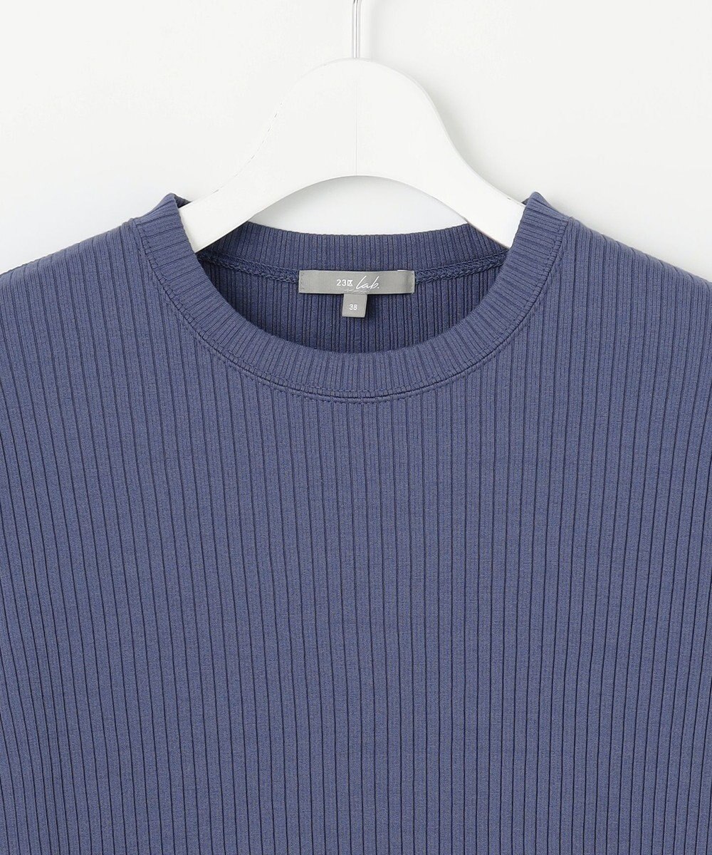 23区 【Indian Factory】シャイニーワイドリブ カットソー 