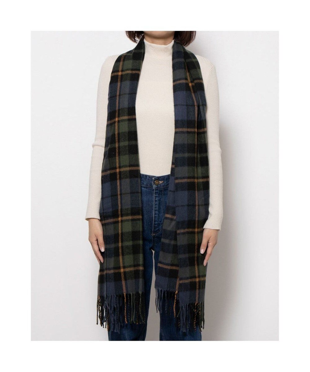 UNBILLION カシュネ cache nez / 静電チェック柄ストール 