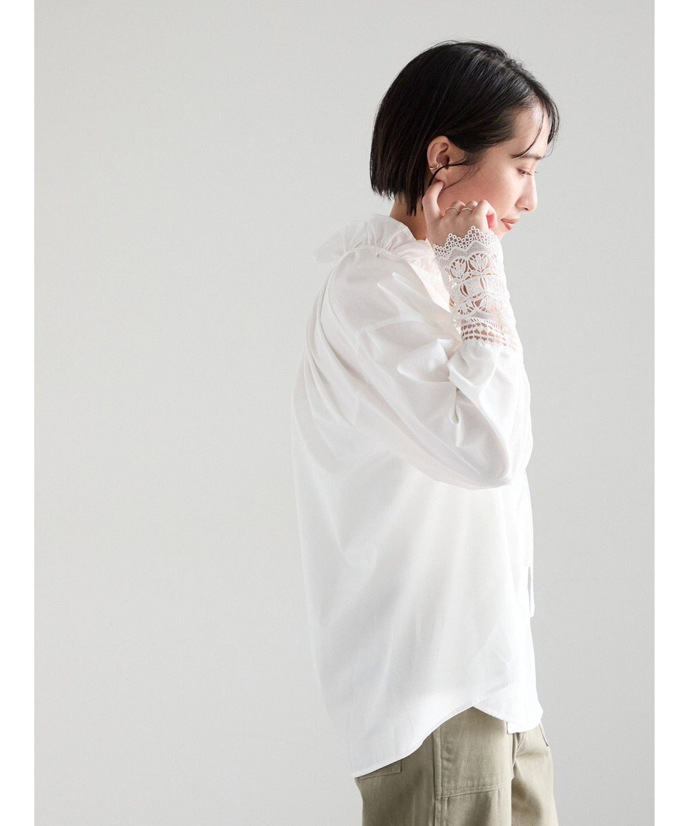 Te chichi レースカフスブラウス 