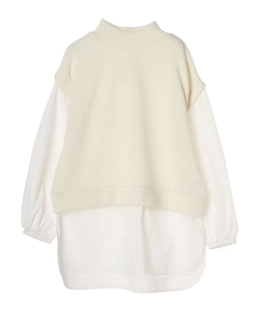 Green Parks ニットソードッキングチュニック 