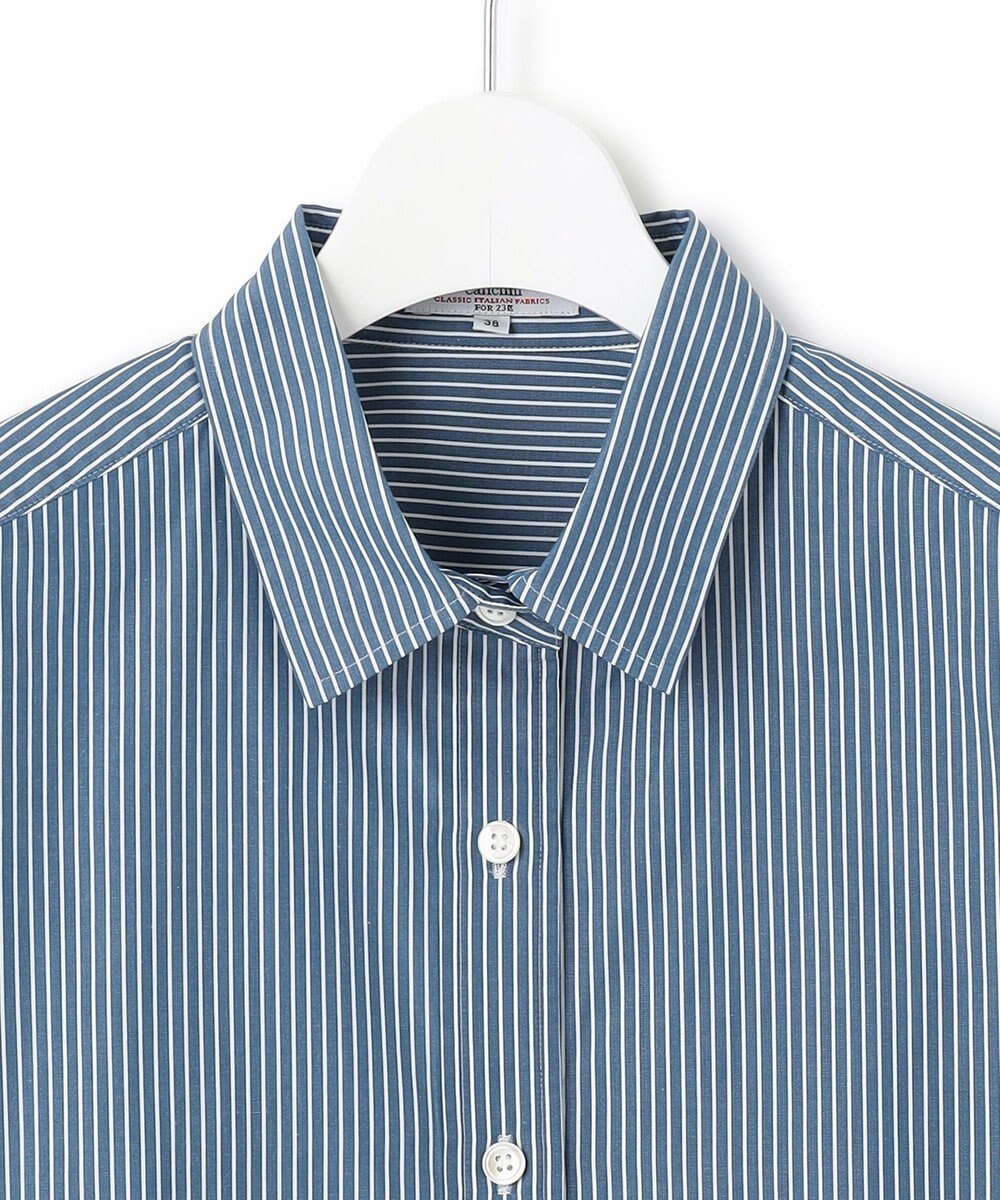 23区 【Oggi4月号掲載/洗える】CANCLINI クロップド シャツ 