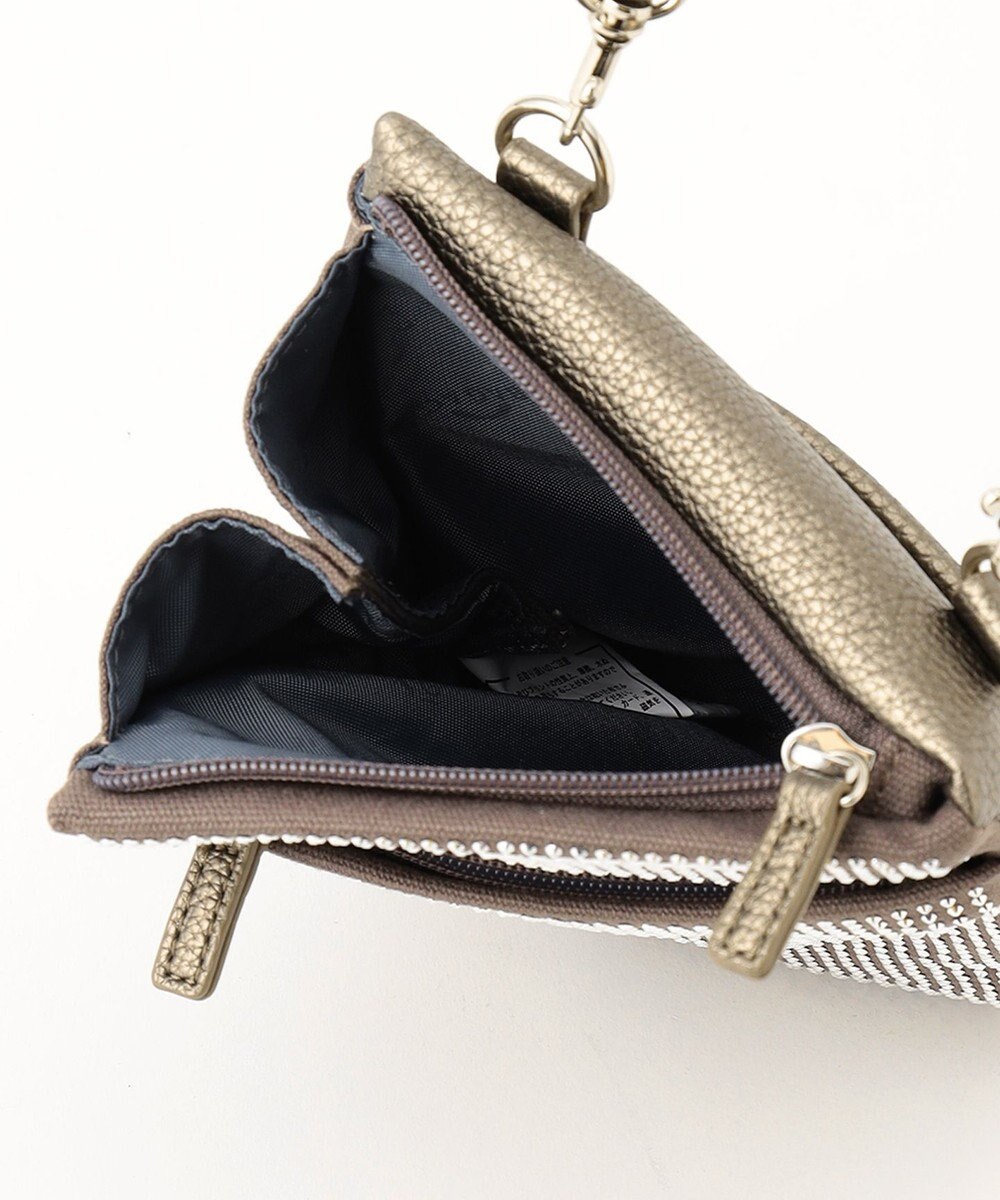 LA BAGAGERIE ラインストーンポシェット 