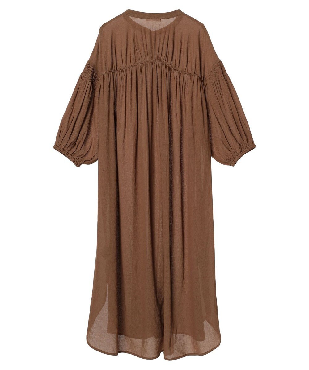 CRAFT STANDARD BOUTIQUE ウ゛ィンテージボイル袖シャーリングワンピース 