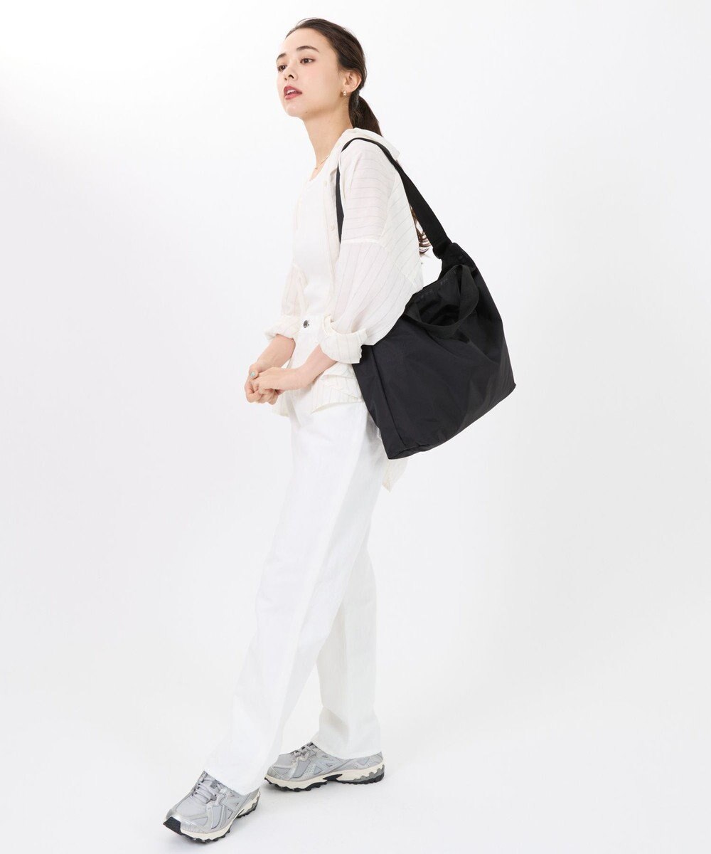 LeSportsac DELUXE ZIPTOP TOTE/リサイクルドブラックJP 