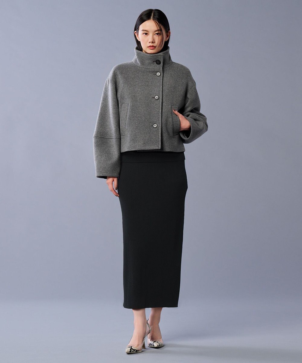 uncrave 【手洗い可】スムース ニット リブ スカート（uncrave STANDARD） 