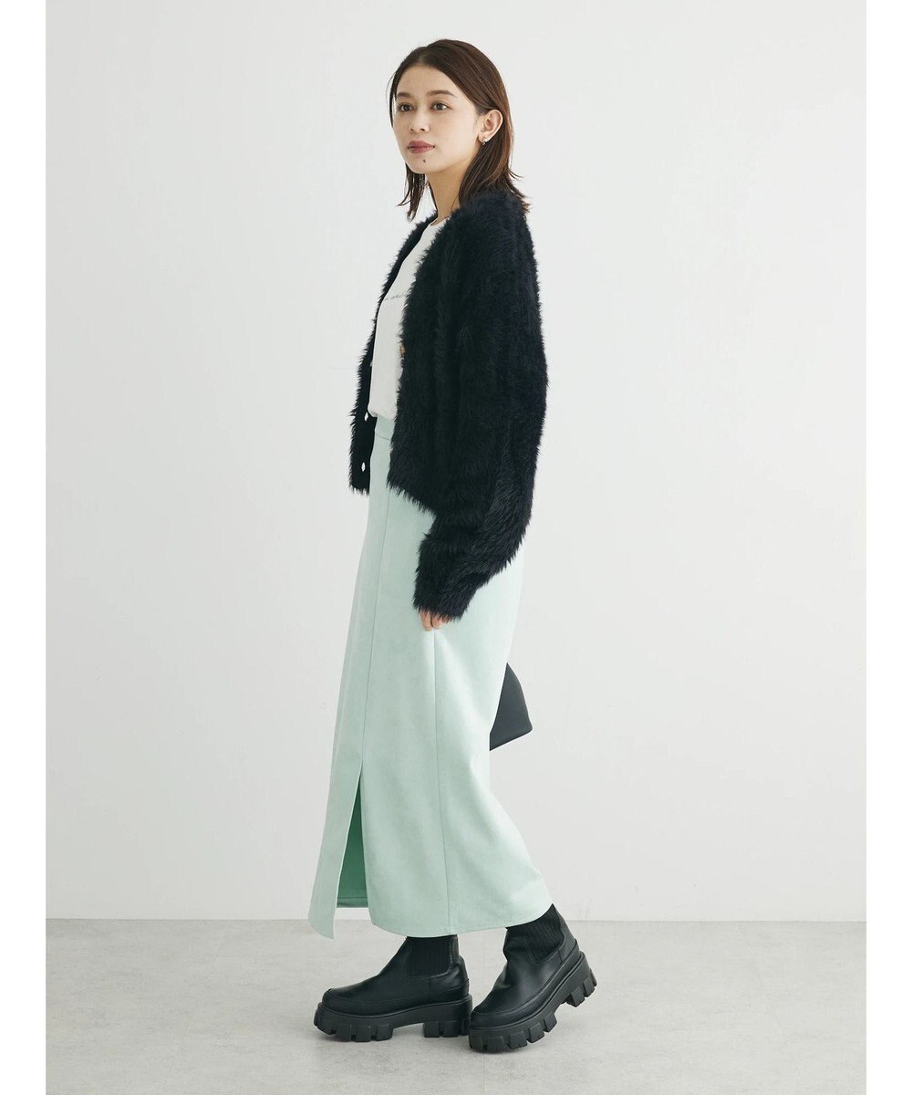 Green Parks ・Ｐｅｔｉｔ　Ｆｌｅｕｒ　シャギーニットカーディガン 