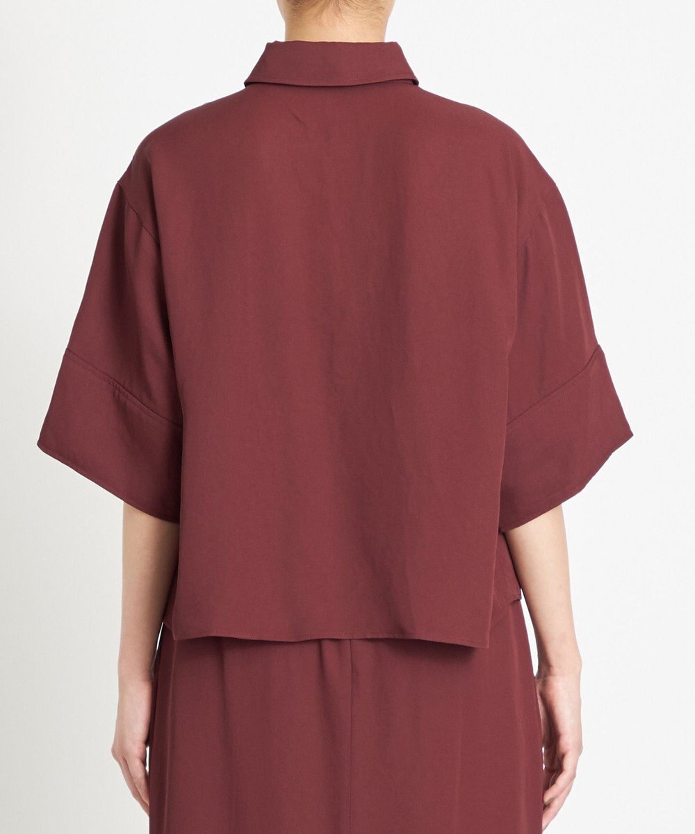 NAVE 【ReNAVE　洗える】アセテートギャバシャツ 