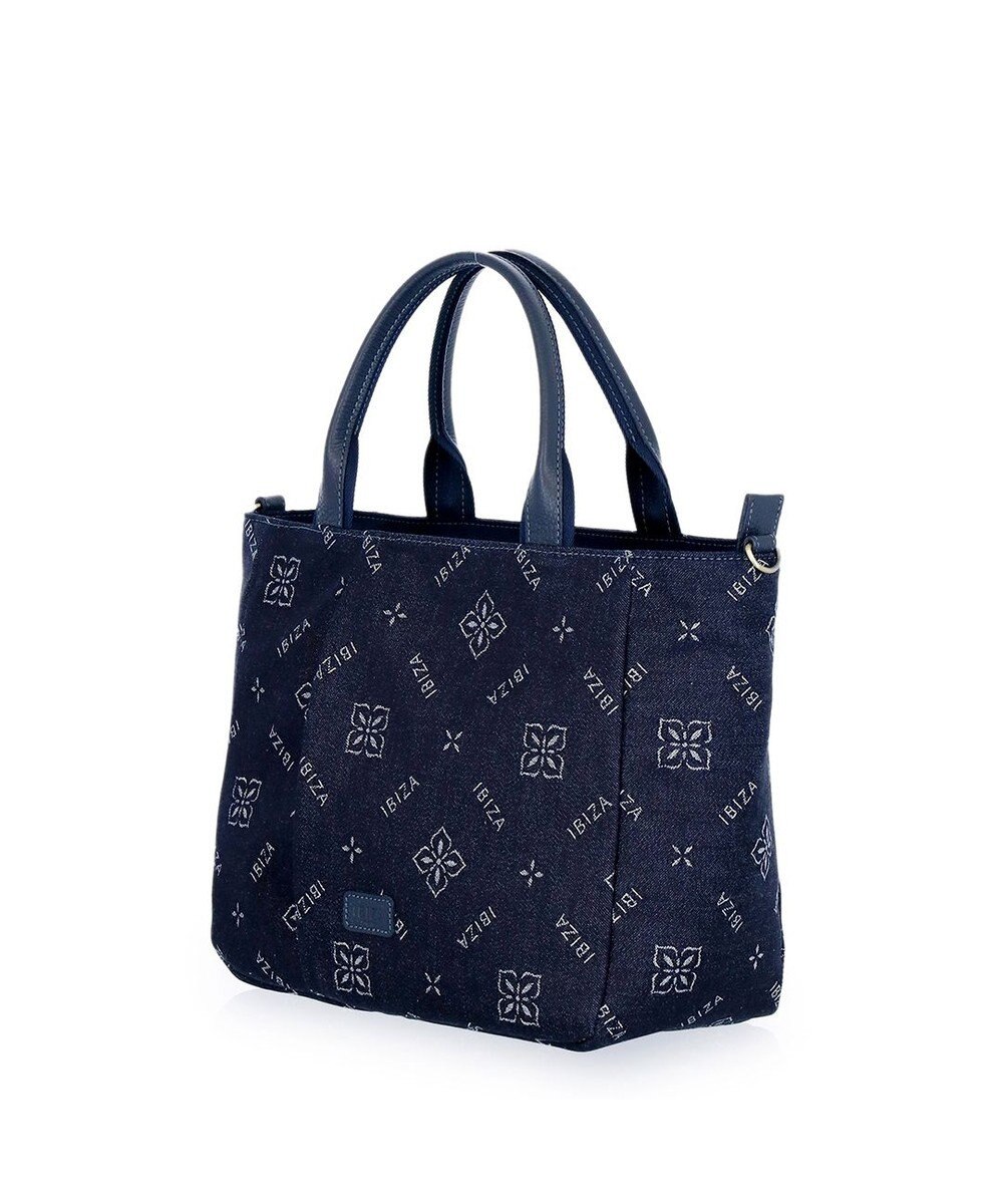 IBIZA アスール　ロゴデニム　2WAYバッグ 