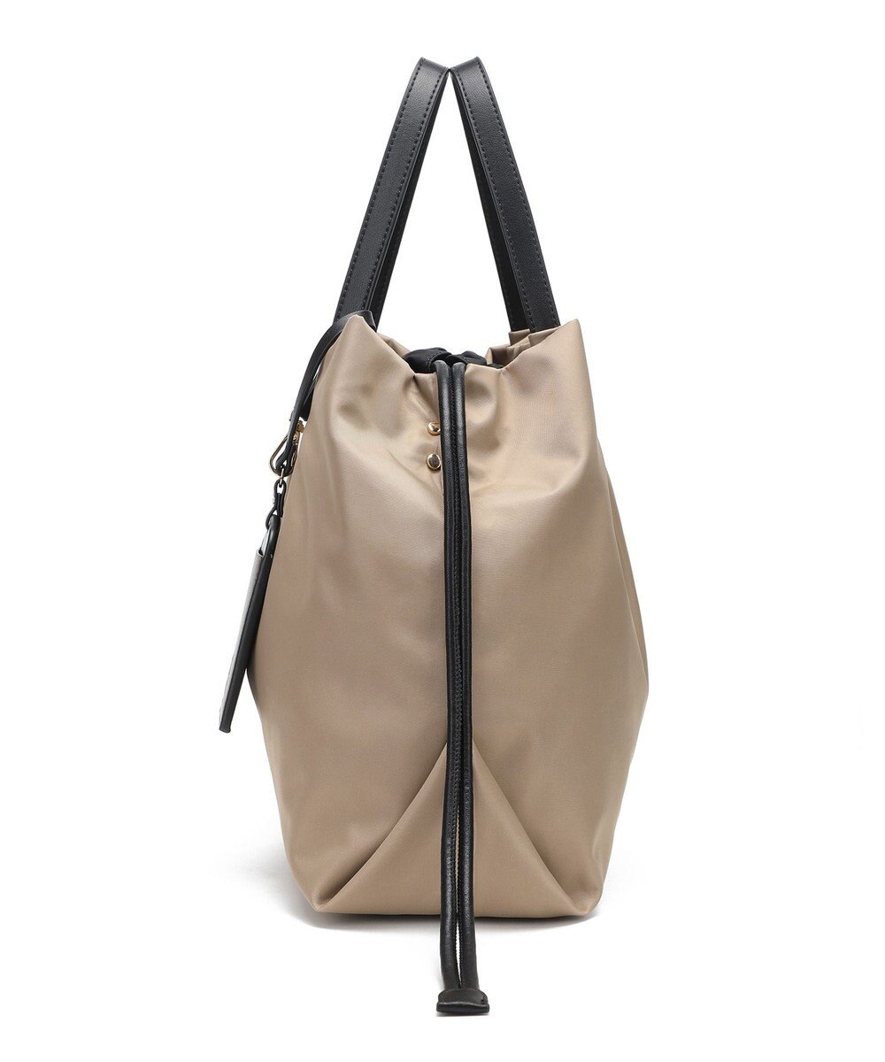 style code 【PADMA/パドマ】カードケース付　ナイロン巾着トートバッグ 