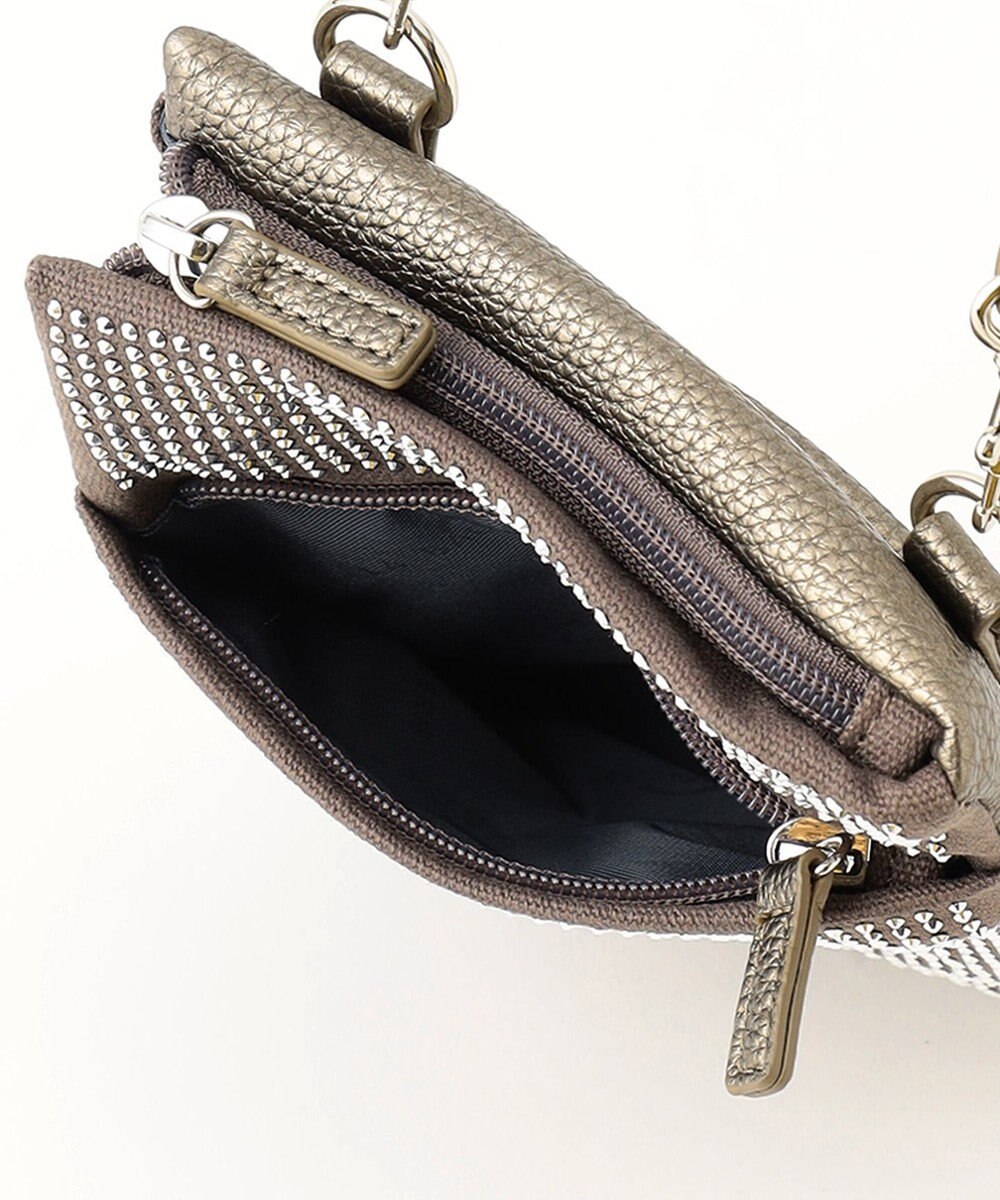 LA BAGAGERIE ラインストーンポシェット 