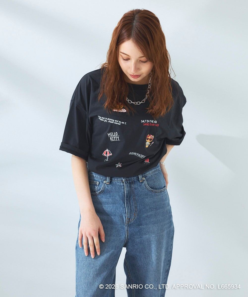 OP／FILA 【Ocean Pacific×ハローキティ】ラッシュTシャツ 