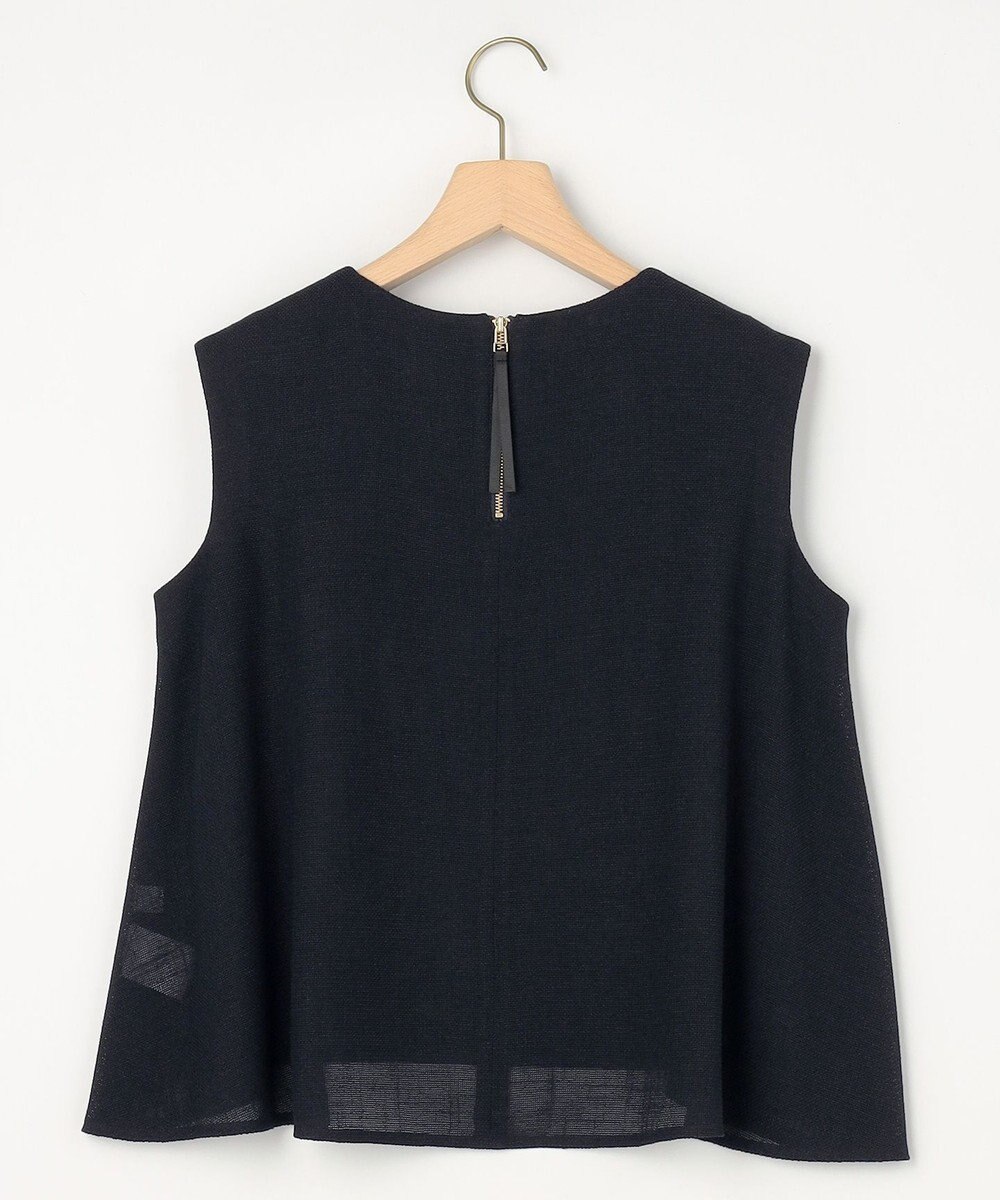 組曲 S 【先行予約】【WEB限定】メランジレノクロス 裾フレアブラウス 