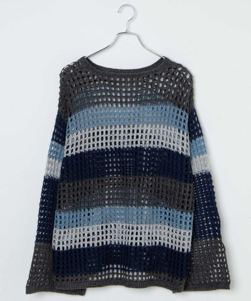 WEGO ビッグメッシュニットプルオーバー 