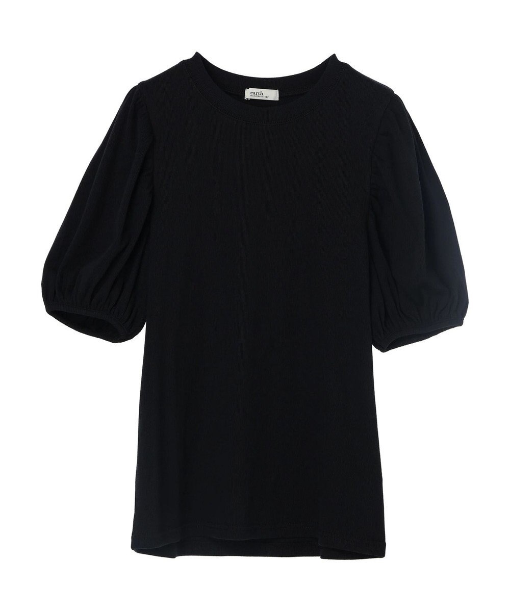 earth music&ecology パフスリーブプルオーバー 