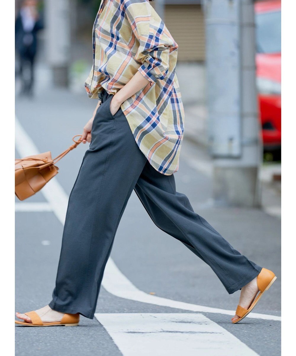 AMERICAN HOLIC リネンブレンドワイドイージーパンツ 