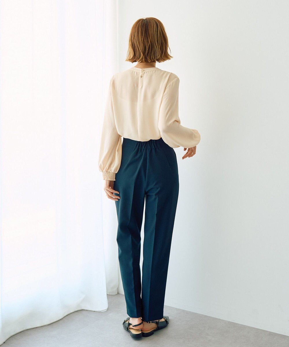 YECCA VECCA スタイルアップテーパードパンツ 