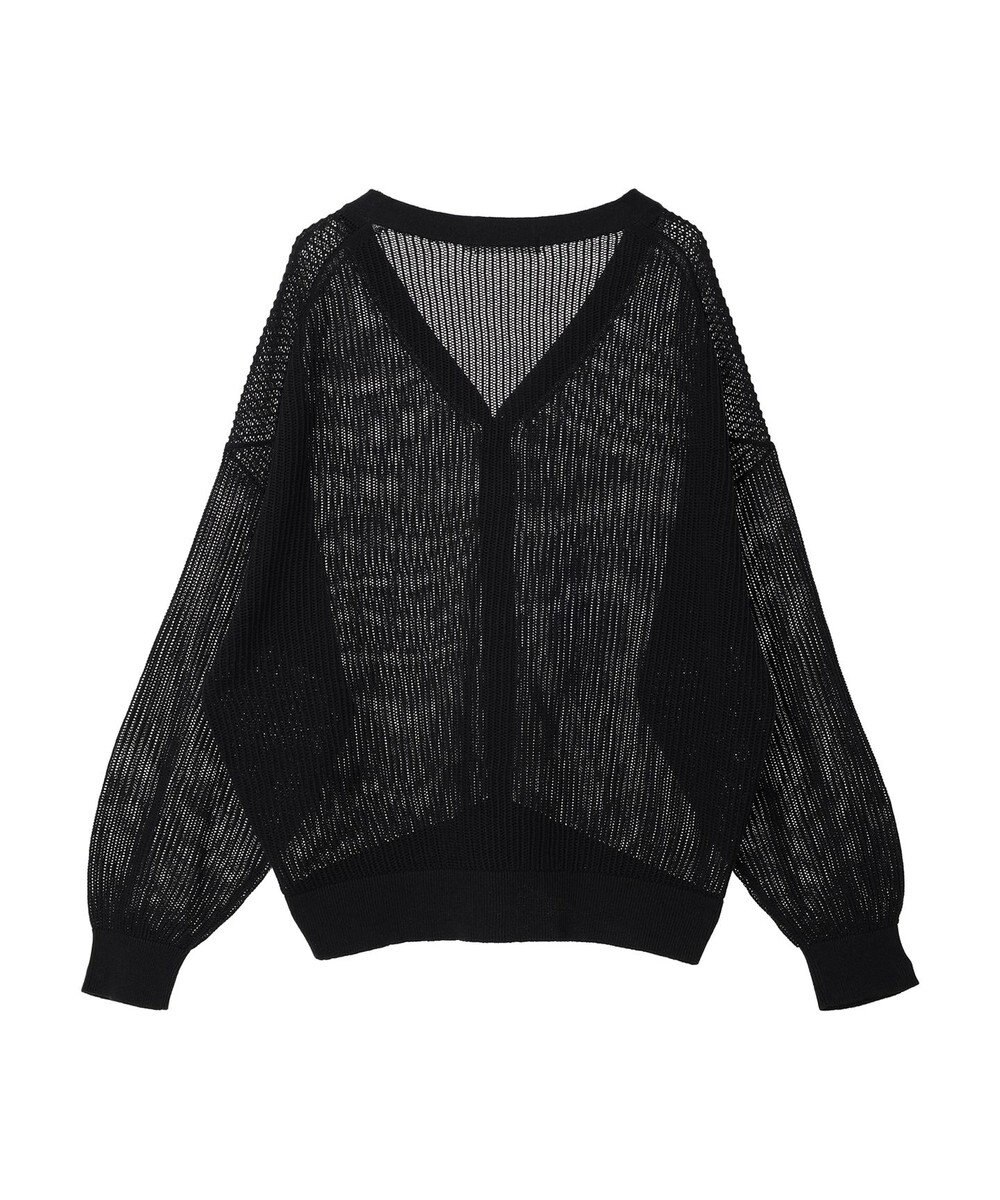 AMERICAN HOLIC メッシュＶネックニットカーディガン 