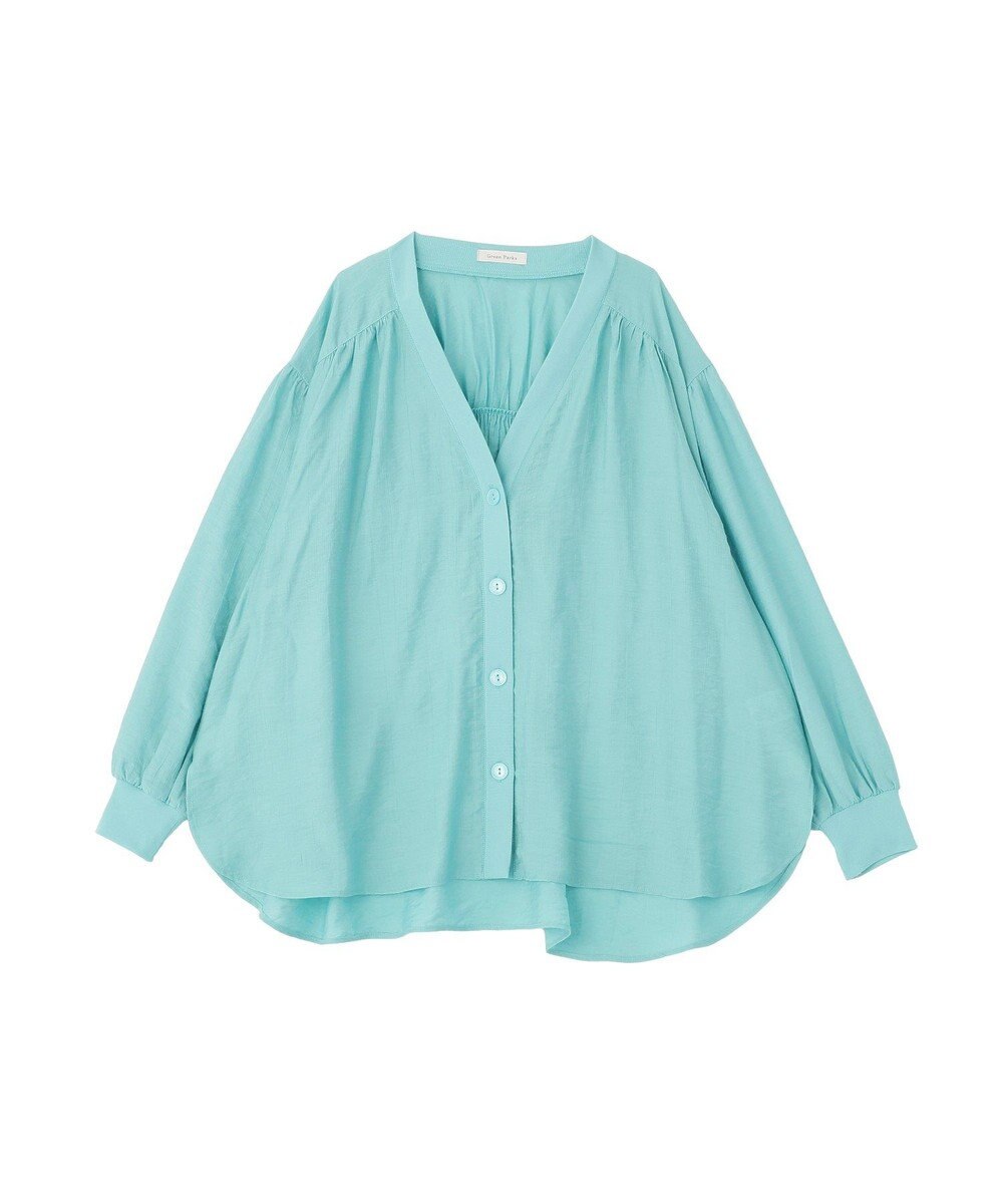 Green Parks リブドッキングシアーシャツ 