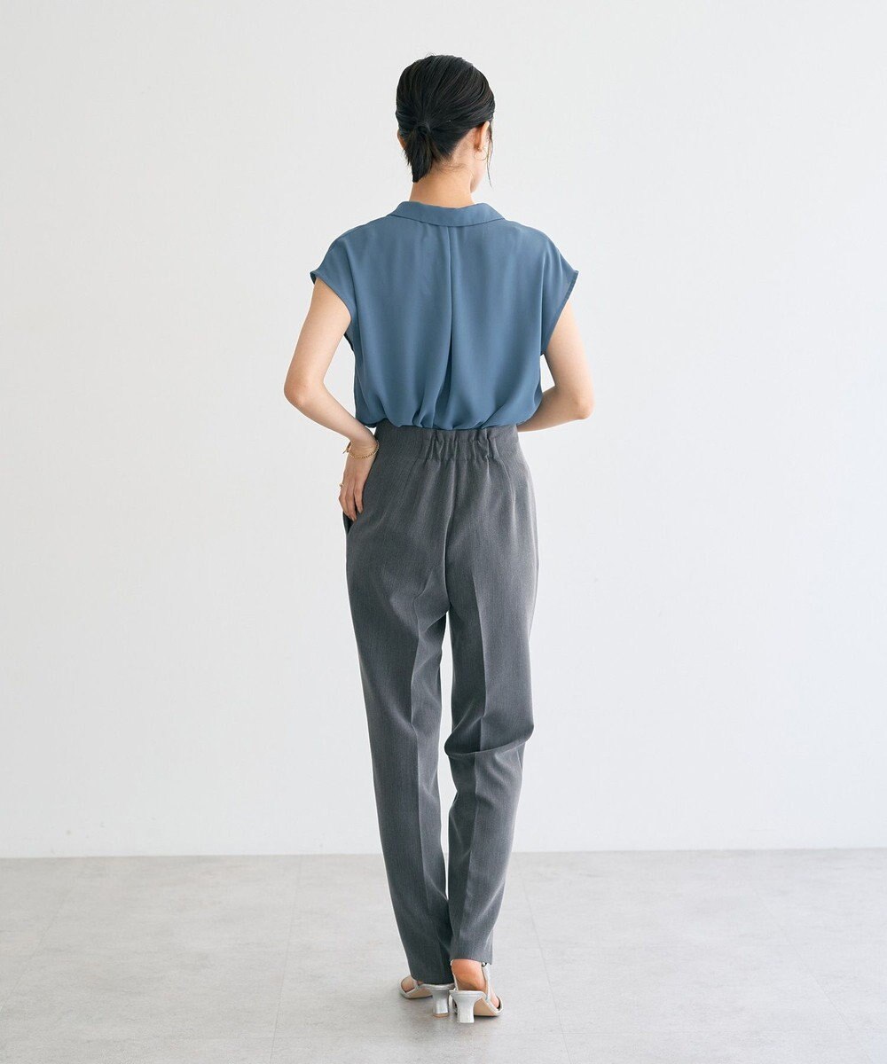 YECCA VECCA スタイルアップテーパードパンツ 