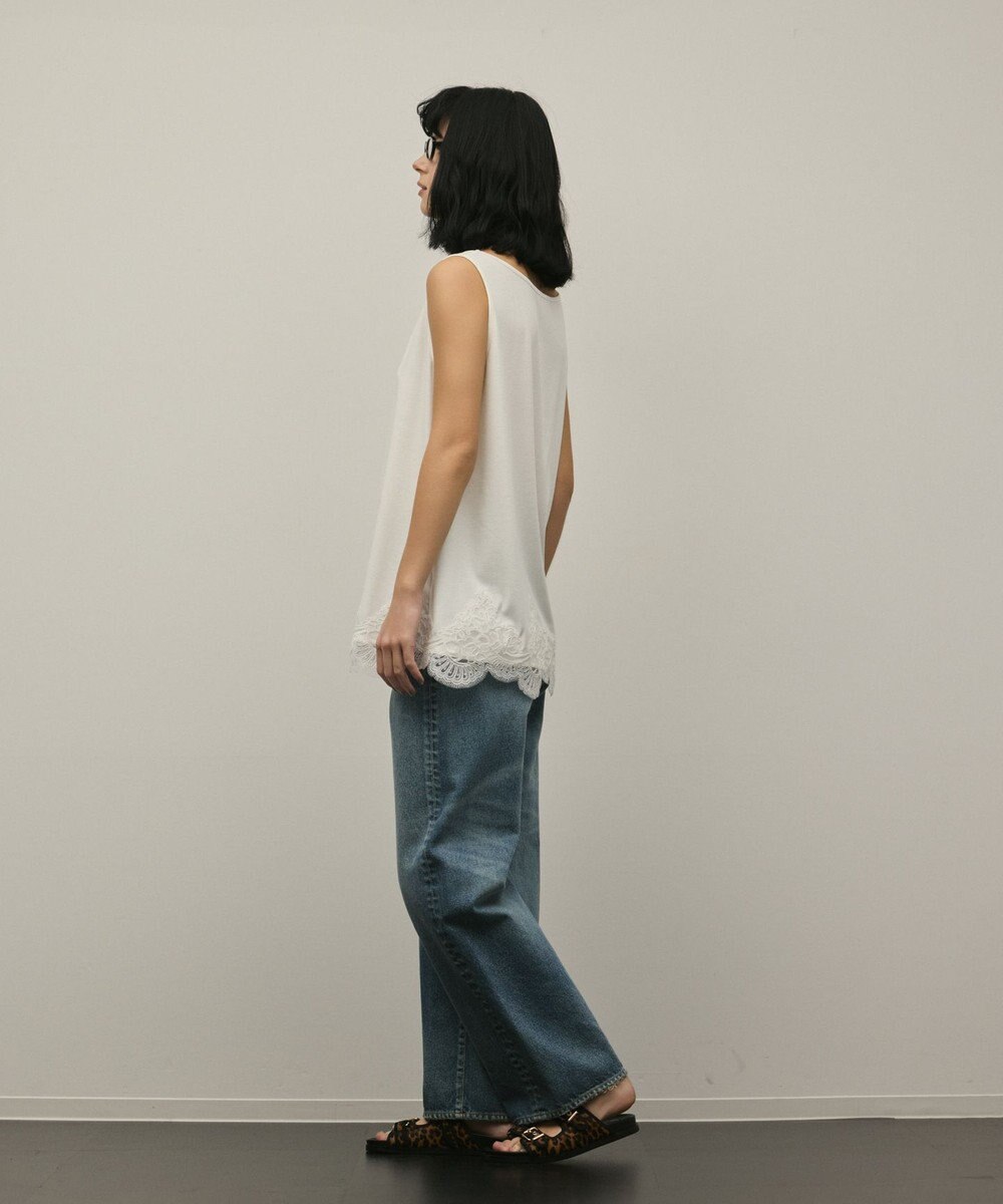 GRACE CONTINENTAL ヘムレースカットトップ 