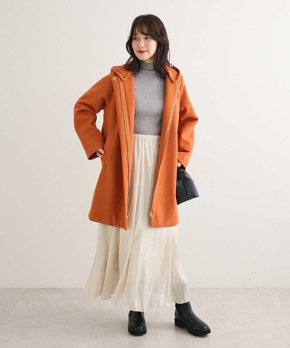 Green Parks ２ｗａｙフード取り外しＡラインコート 