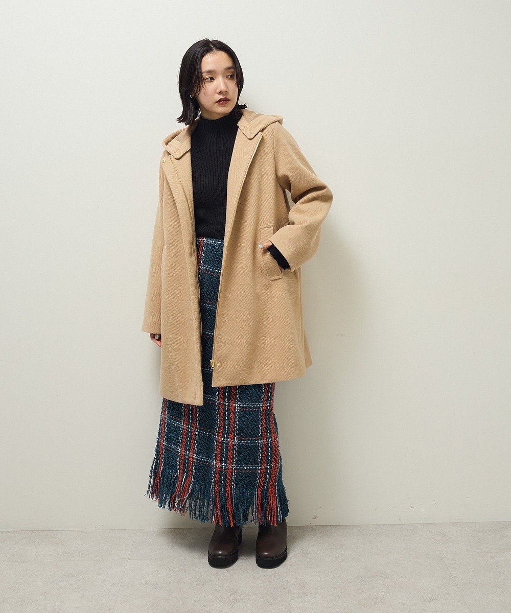 Green Parks ２ｗａｙフード取り外しＡラインコート 