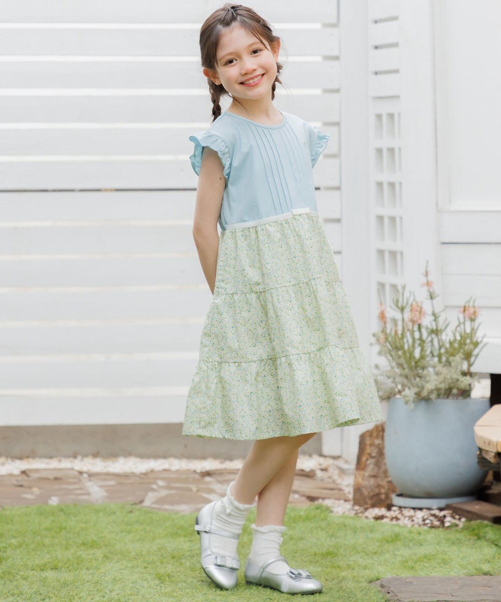 組曲 KIDS 【150-160㎝】 petit marguerite ドッキングワンピース 