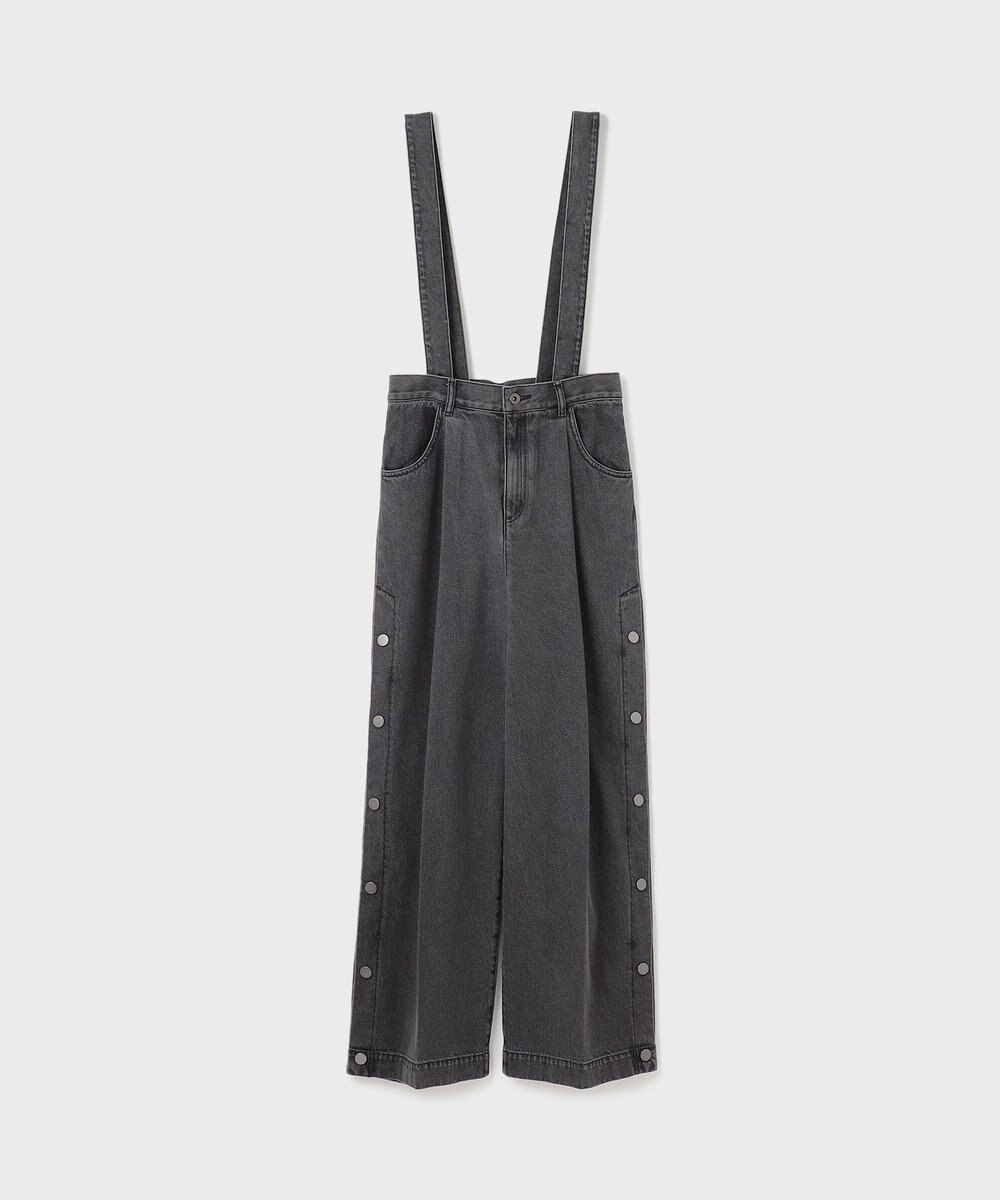 GRACE CONTINENTAL サスペンダーデニムパンツ 