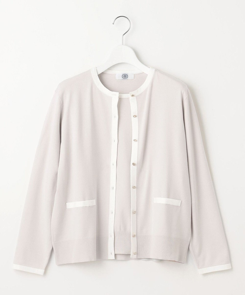 J.PRESS LADIES L 【洗える・ニットセット】TRIM TWIN ニット 