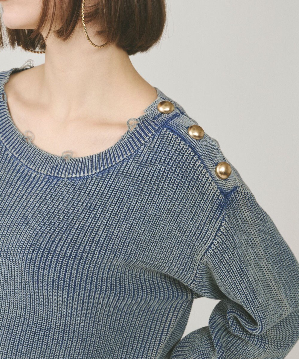 GRACE CONTINENTAL ピグメントニットトップ 