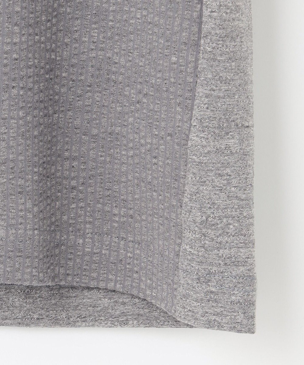 JOSEPH ABBOUD 【キングサイズ・オーガニックコットン使用】JOE COTTONサッカーVネック Tシャツ 