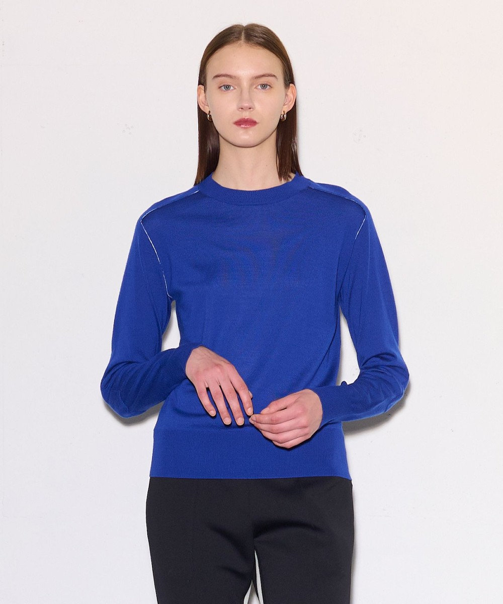 JOSEPH ウールカシミヤ　ラウンドネックニット 