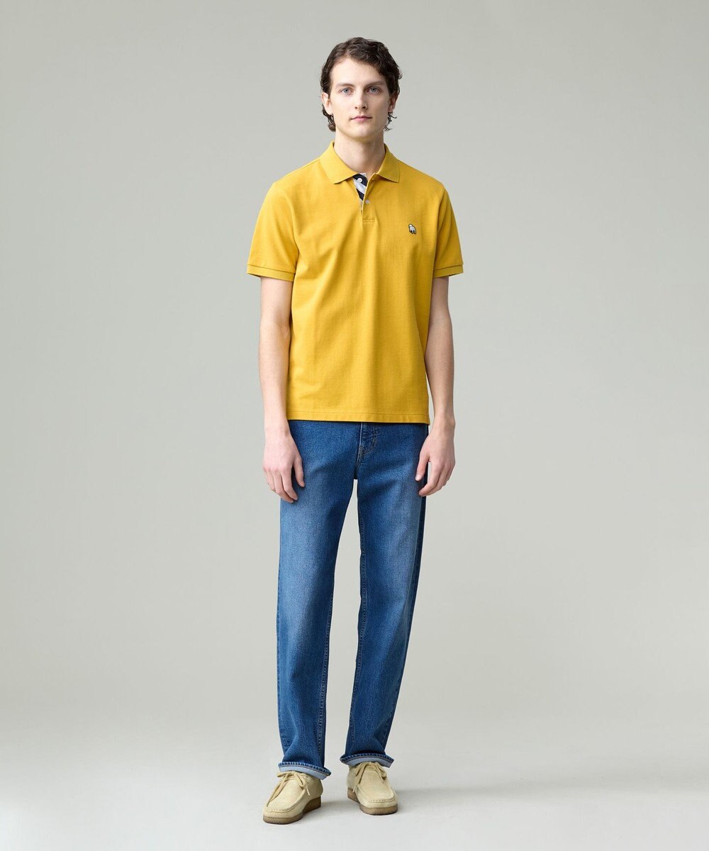 J.PRESS MEN 気品と愛嬌のバランスが抜群！【J.PRESS人気NO1ポロシャツ】 バックブルカノコレジメン ポロシャツ 