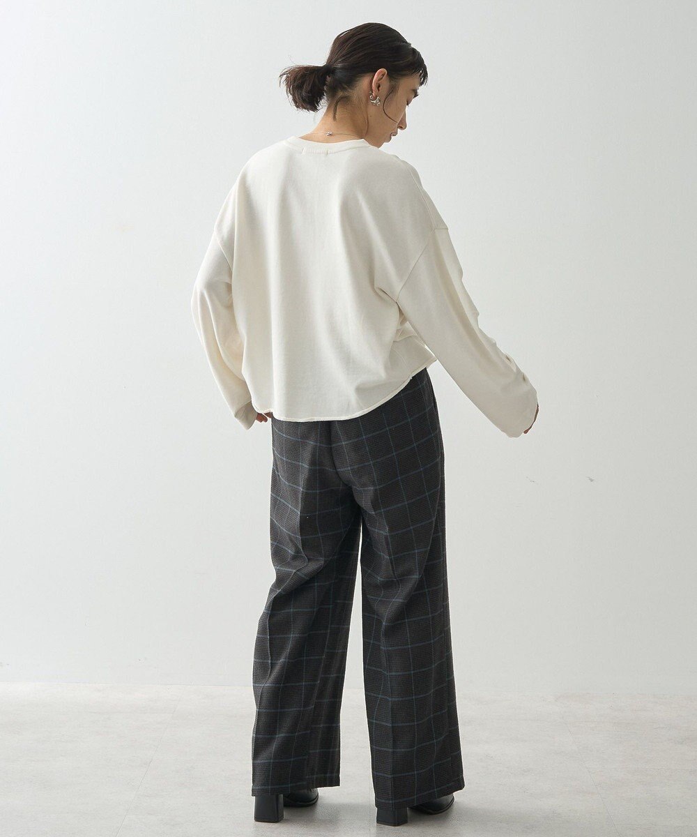 AMERICAN HOLIC ミニ裏毛タックスリーブショートプルオーバー1 