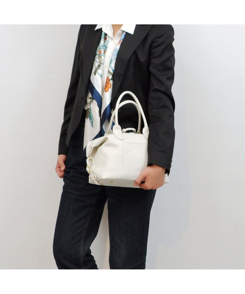 UNBILLION perche 姫路エアリーレザー2wayボストンバッグS 