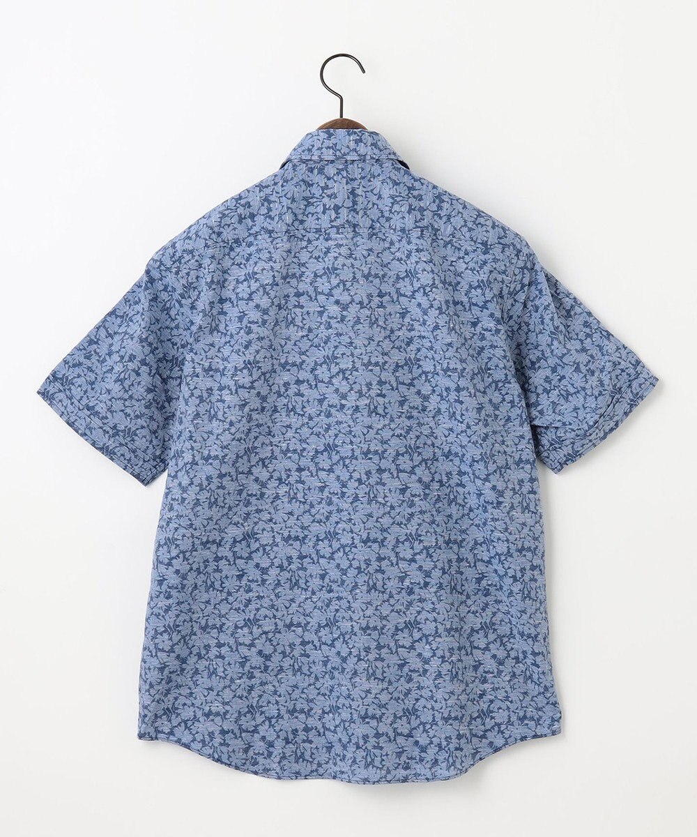 JOSEPH ABBOUD 【清涼感】テクスチャライズドライ フラワーエアリノ シャツ 
