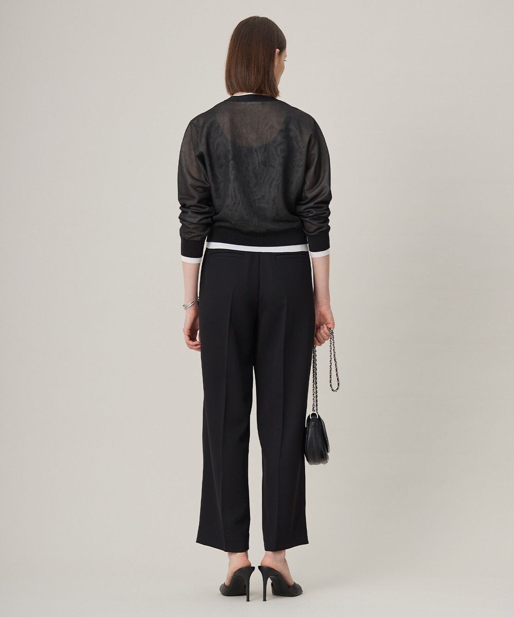 ICB 【洗える】 シアーレイヤードカーディガン 