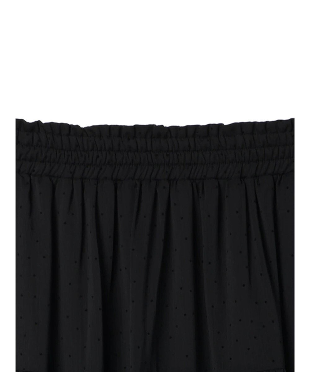 earth music&ecology フロッキードットシアーティアードスカート 