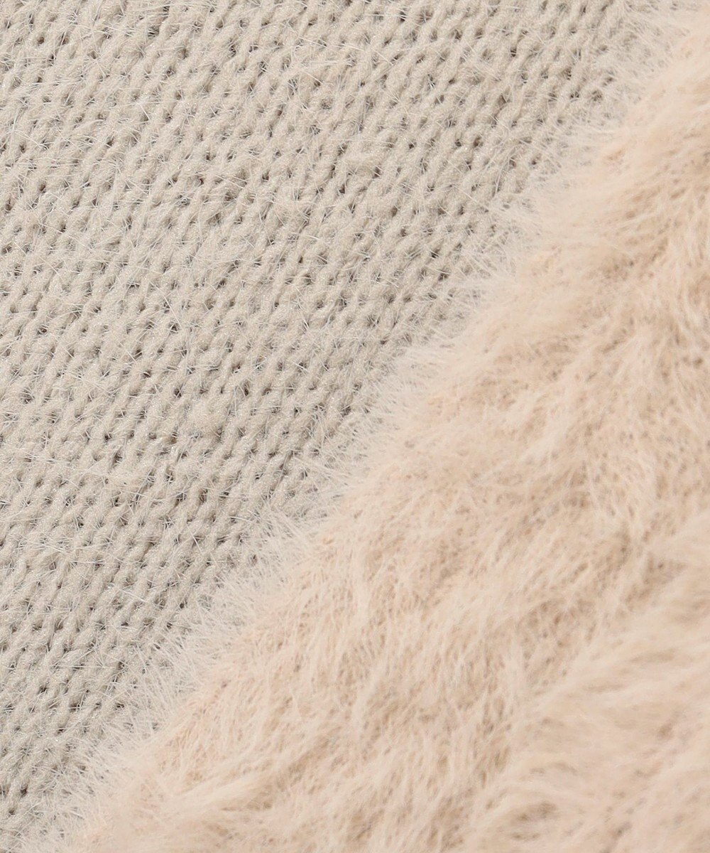 UNFILO L ナイロンシャギー カーディガン ベスト 