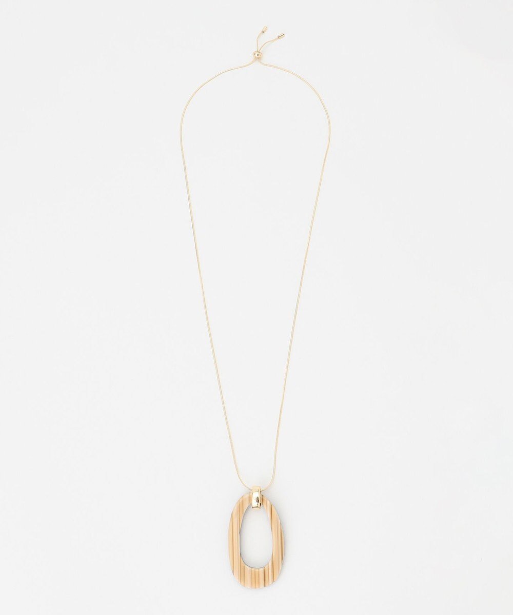 自由区 リバーシブルオーバール ネックレス 