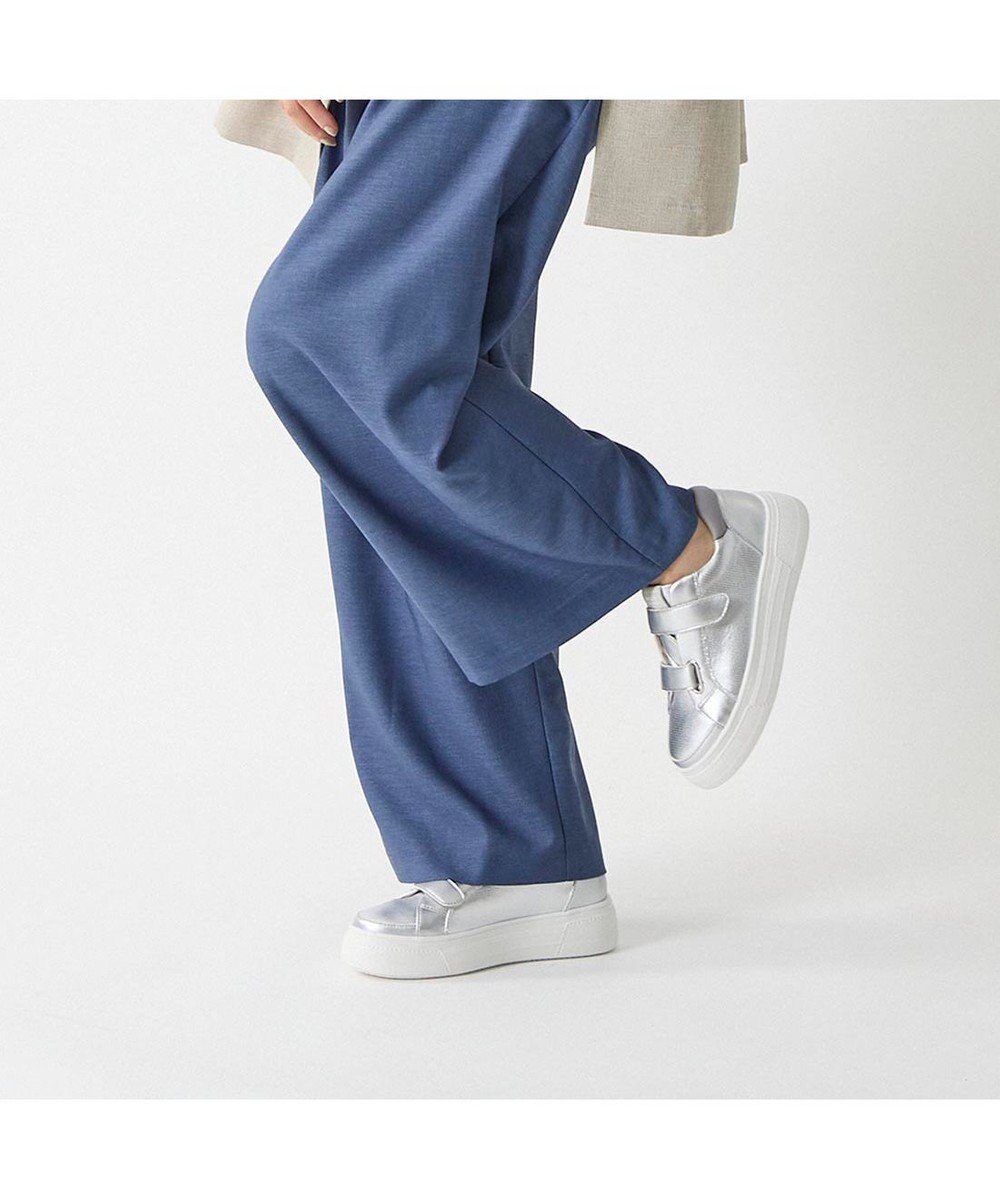 MODE ET JACOMO <MODE ET JACOMO>厚底ベルクロスニーカー 