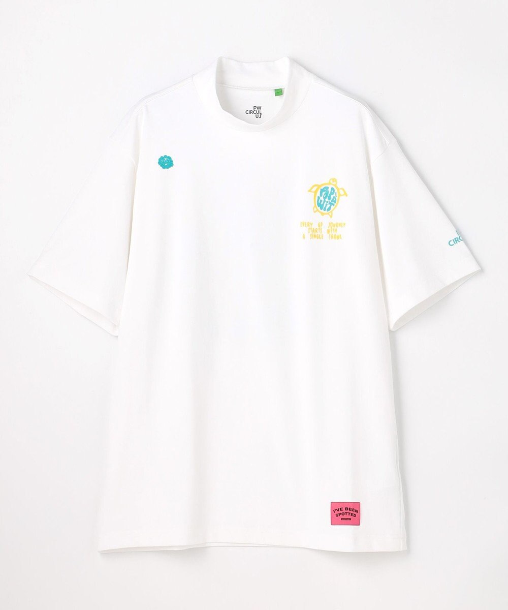 PW CIRCULUS 【MEN】POP＆WIT グラフィックモックネックT ゴルフ 