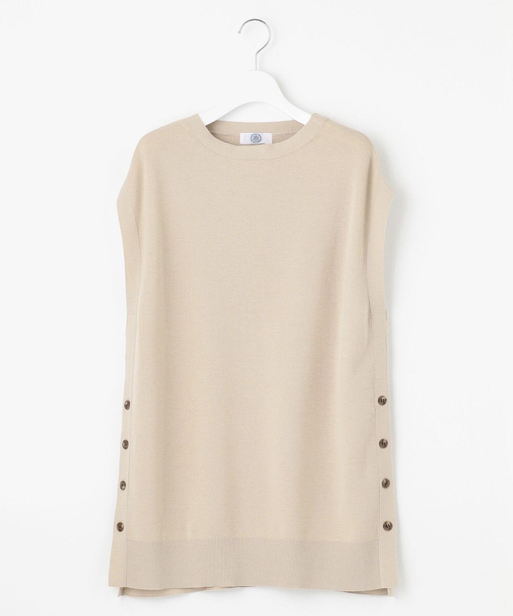 J.PRESS LADIES S 【洗える】FLORA ニットベスト 