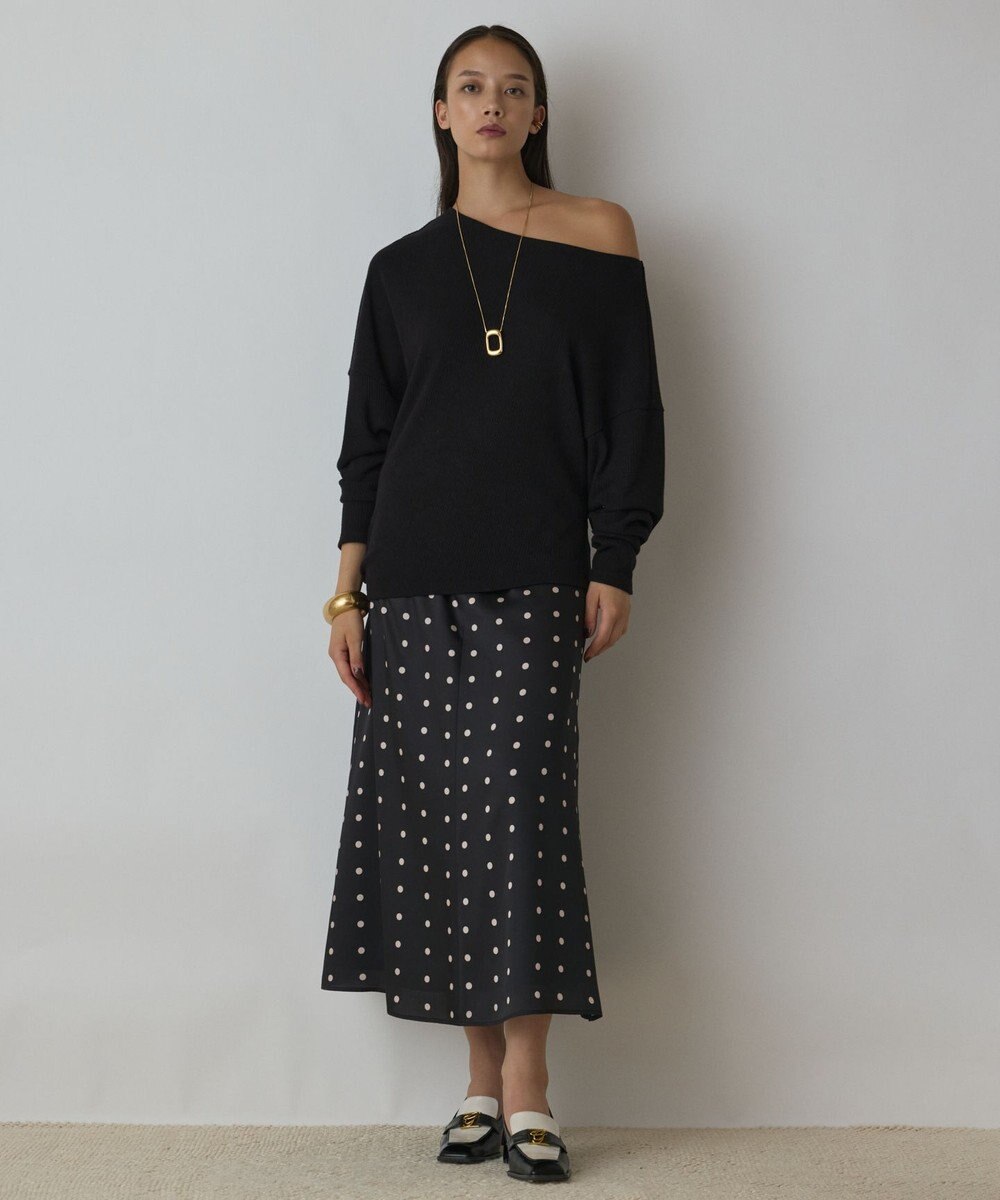 GRACE CONTINENTAL アシメテレコカットトップ 