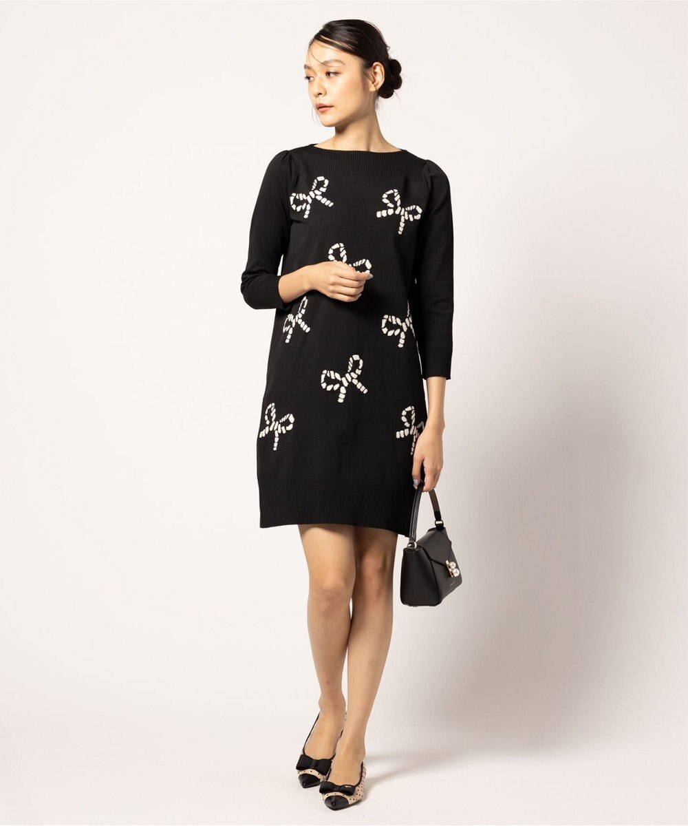 TOCCA 【洗える】RIBBON PARTY ニットドレス 